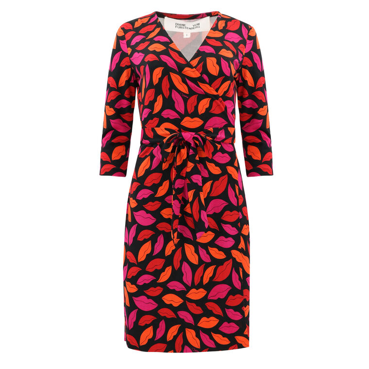 Julian Lip Print Dress image number null