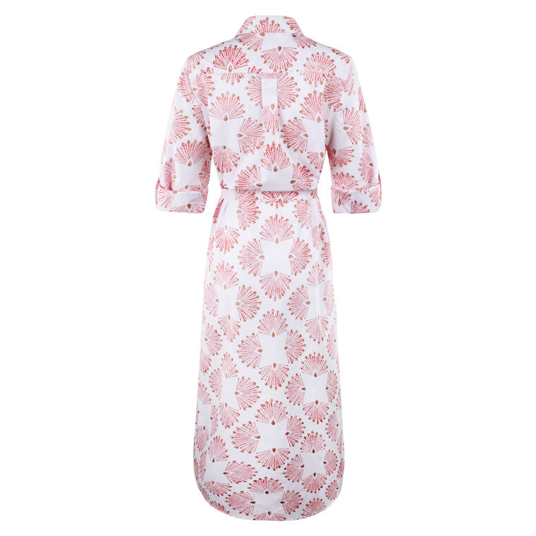Alex Peacock Print Shirt Dress image number null