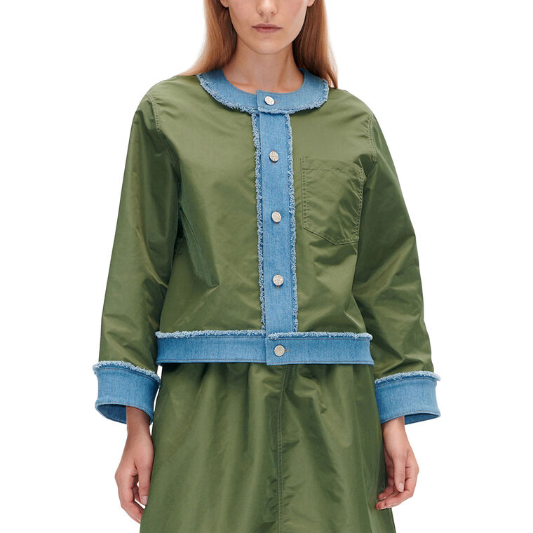 Babette Denim Trim Short Jacket image number null
