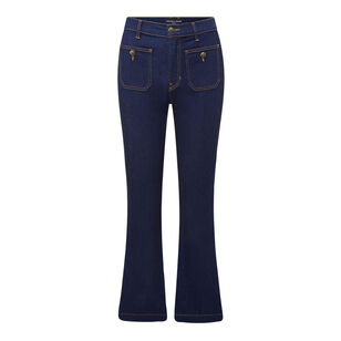 Carson High Rise Ankle Flare Jean