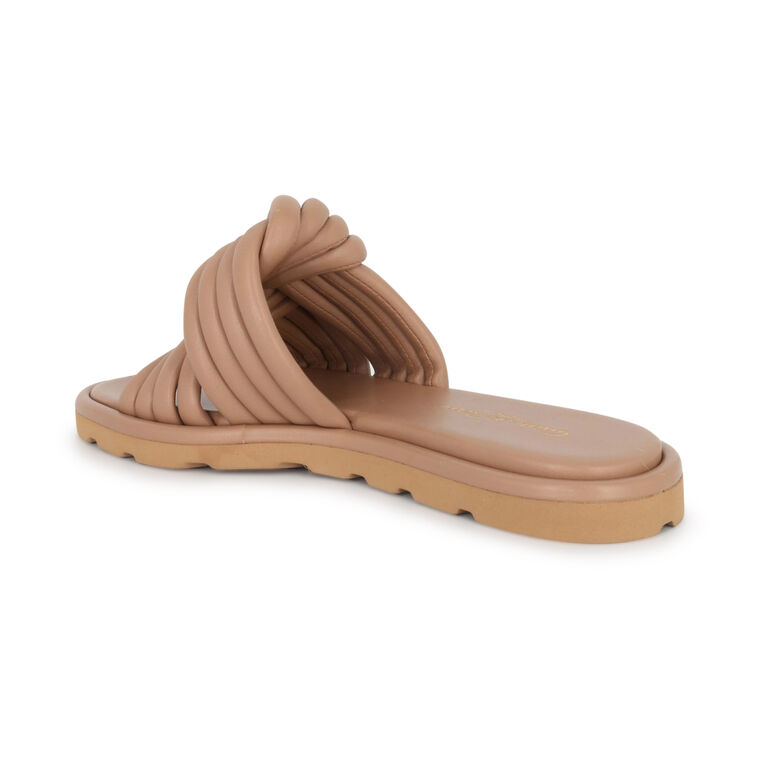 Ottavia Woven Leather Flat Sandal image number null