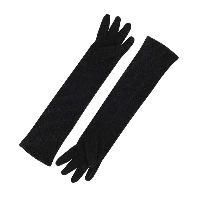 Helena Lurex Knit Evening Gloves image number null
