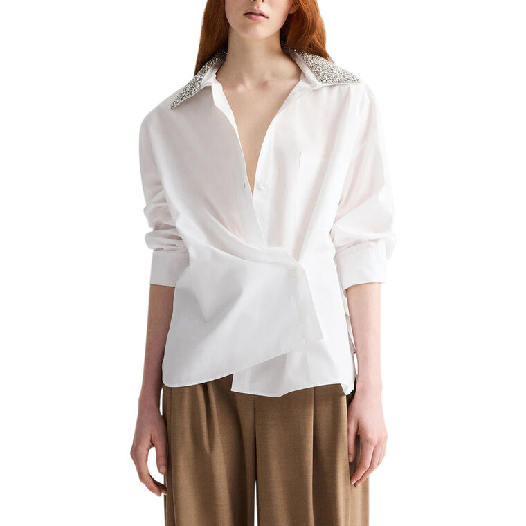 New Earl Shirt With Crystal Collar image number null