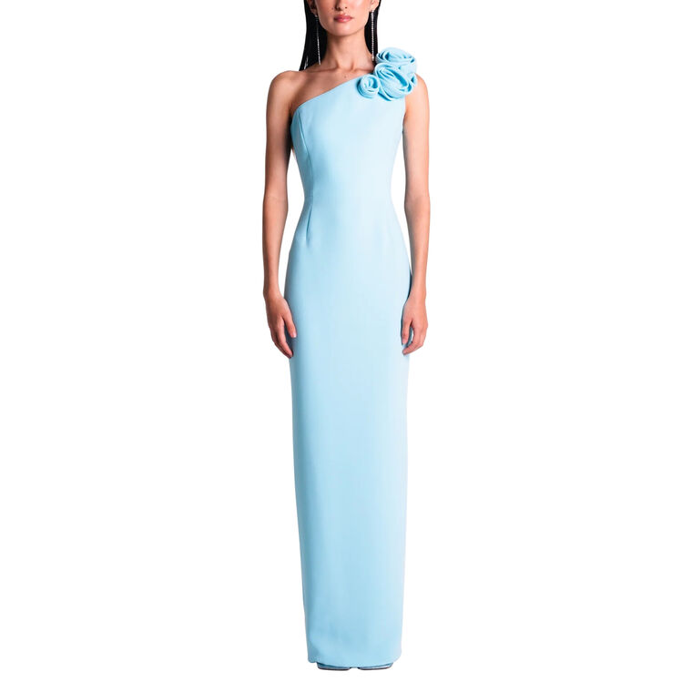 One-Shoulder Rose Gown image number null