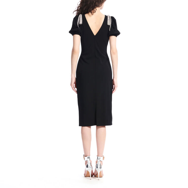 Bow Sleeve Cocktail Dress image number null