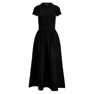 Cotton Short-Sleeve Dress