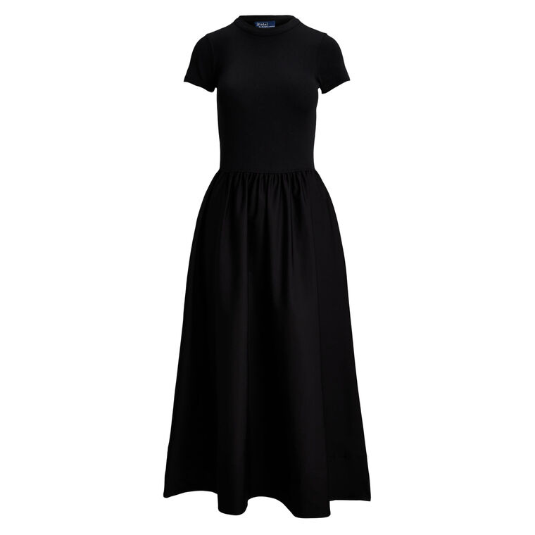Cotton Short-Sleeve Dress image number null