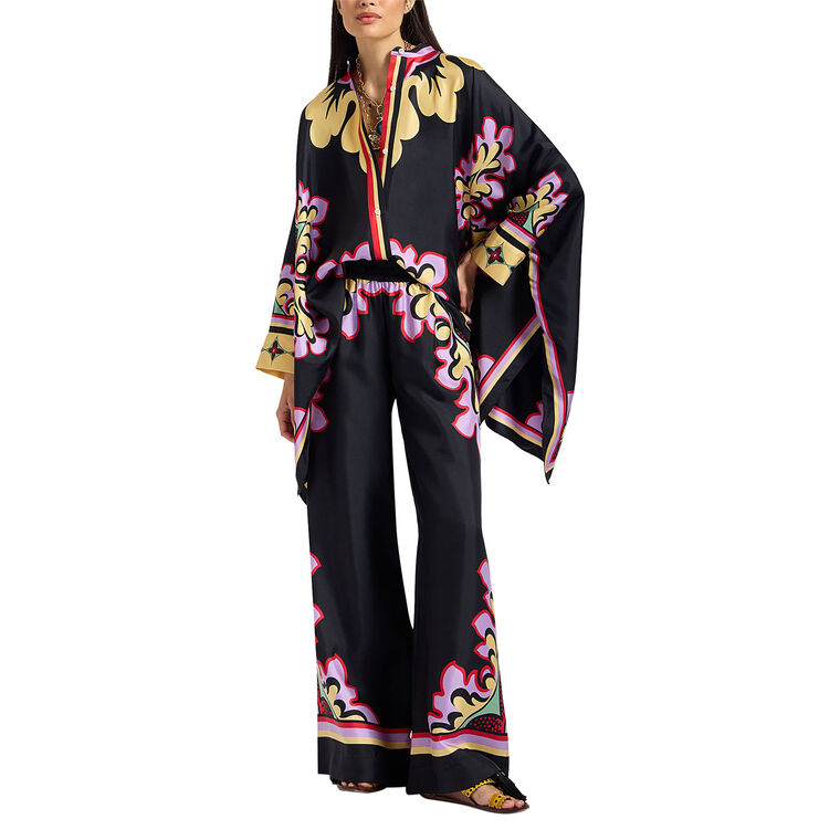 Silk Palazzo Pants image number null