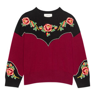 The Heirloom Rose Western Pullover Sweater