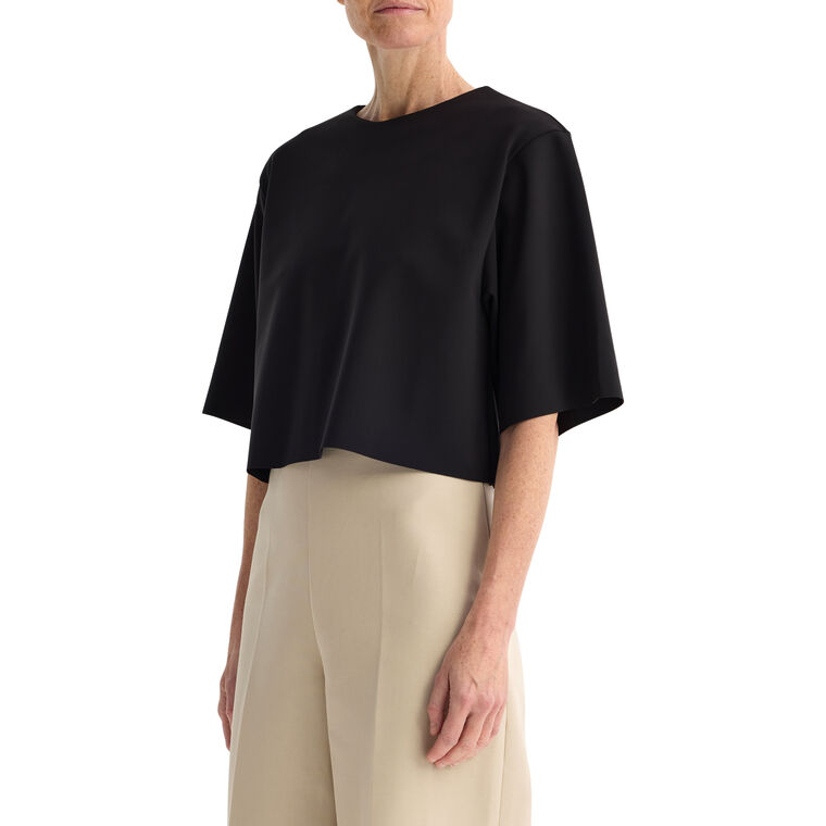 Short Length Scuba Crop Top image number null