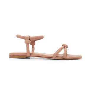 Juno Tubular Leather Thong Sandal