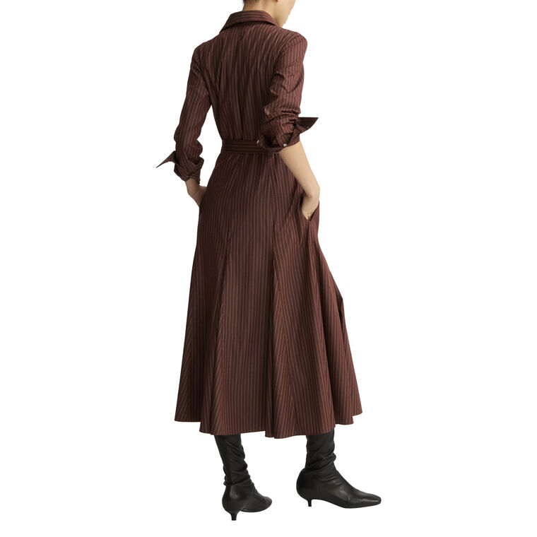 Bennet Striped Midi Dress image number null