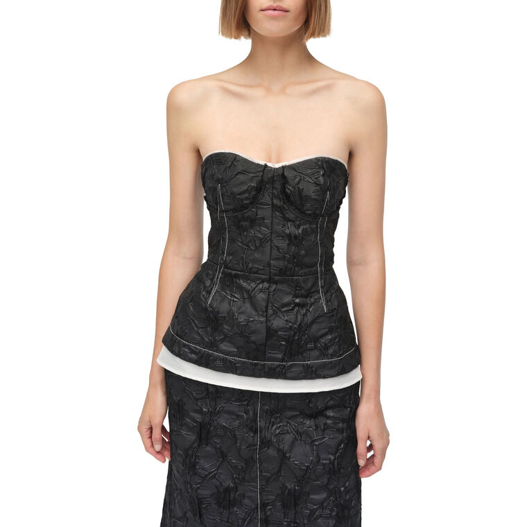 Zander Strapless Bustier Top image number null