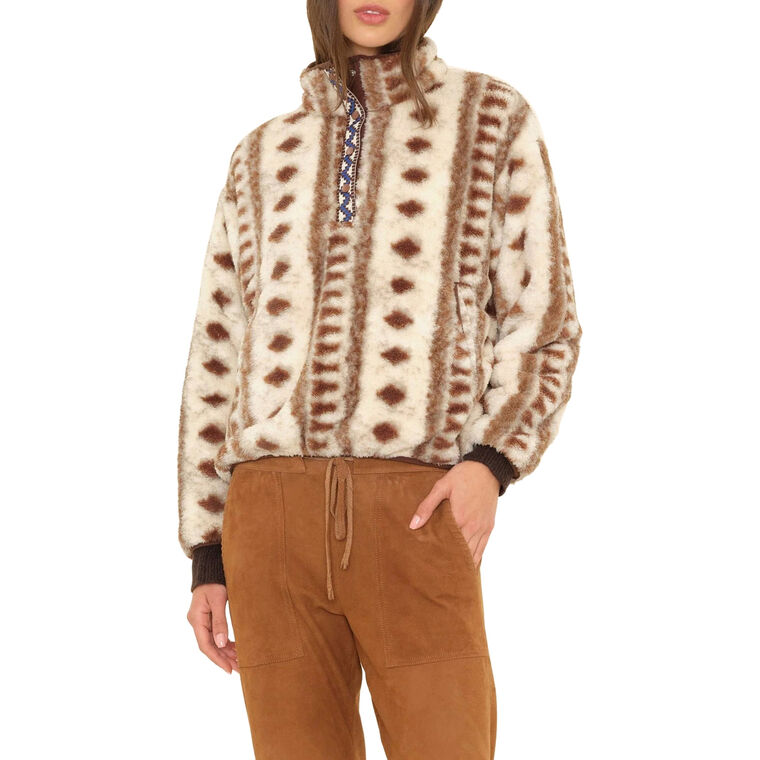 Ridge Long Sleeve Polar Fleece Pullover image number null