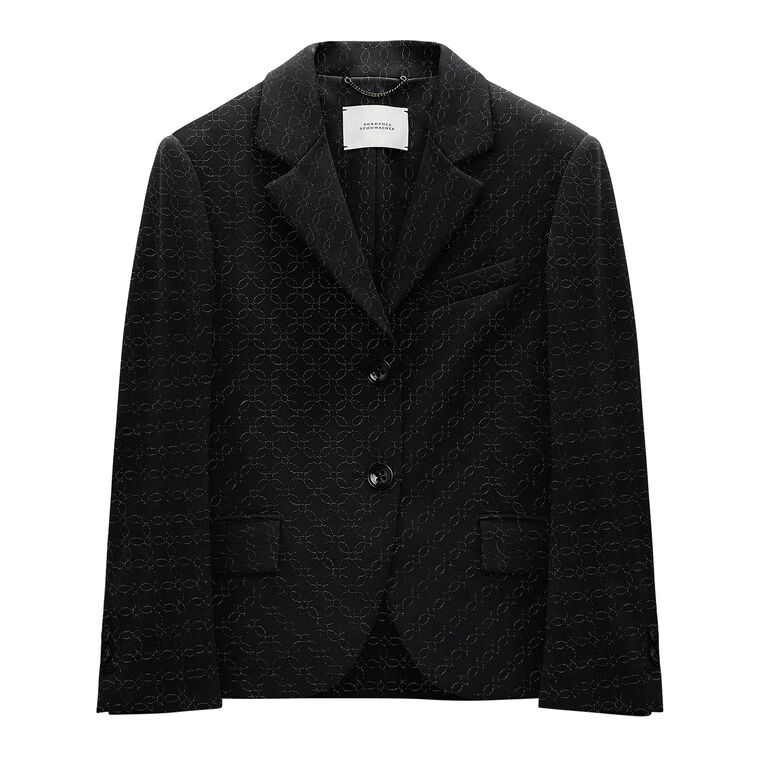 Sparkling Emotions Floral Embroidered Jacket image number null