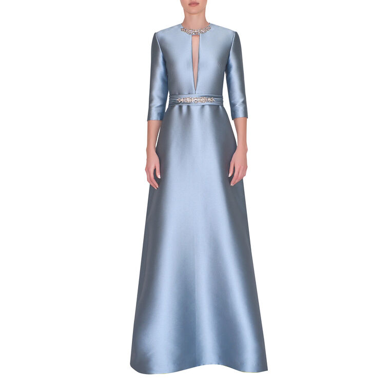 3/4 Sleeved Beaded Kaftan image number null
