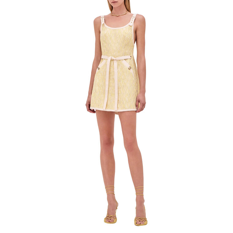 Luccia Sleeveless Wrap Mini Dress image number null