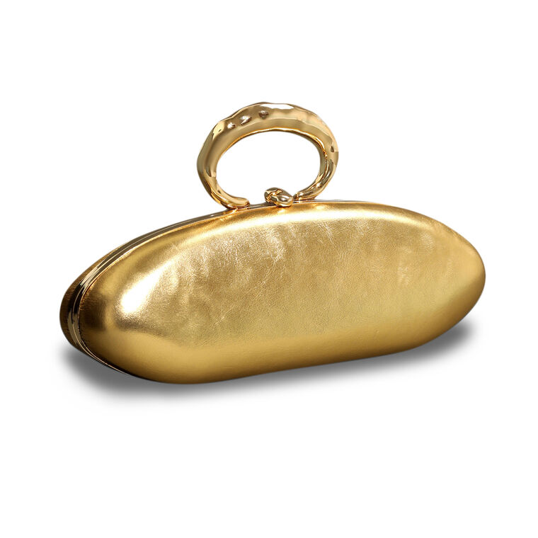 Molten Gold Bullet Minaudiere image number null