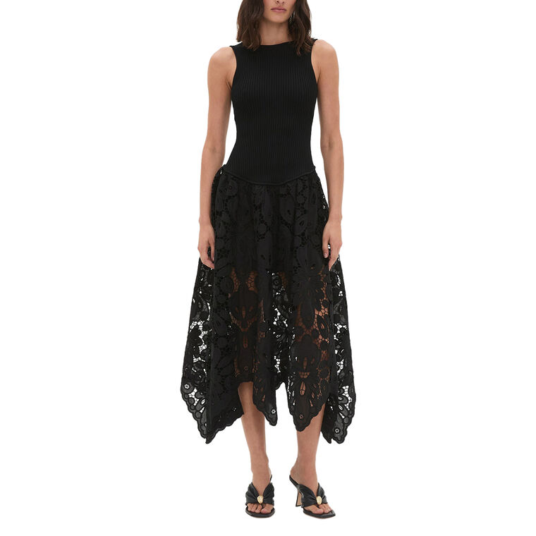 Atlas Sleeveless Knit Midi Dress image number null