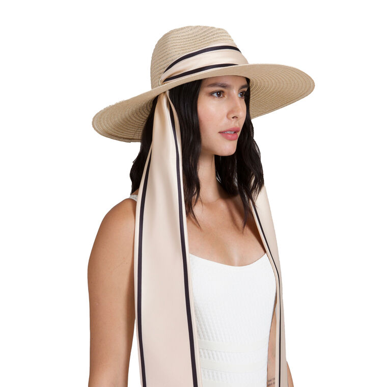 Cassidy Vented Hemp Wide Brim Fedora image number null