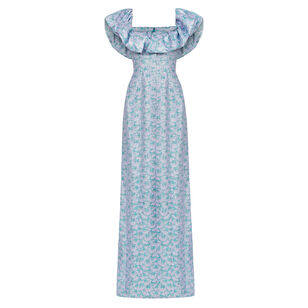 Rowan Daisy Brocade Column Gown