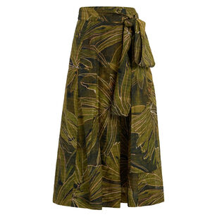 Estine A-Line Wrap Midi Skirt