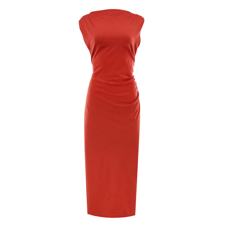 Pima Cotton Muscle-Tee Dress image number null