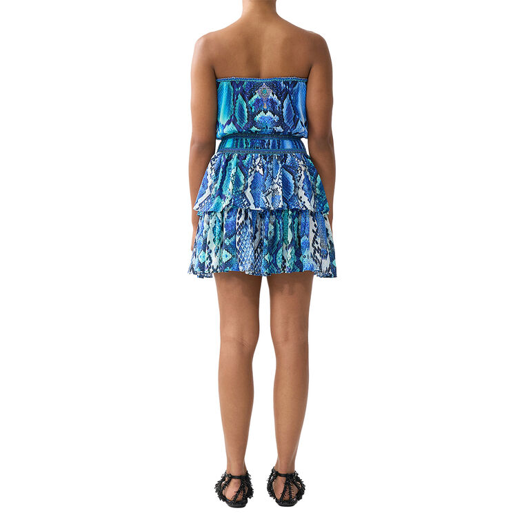 Shirred Waist Mini Dress image number null
