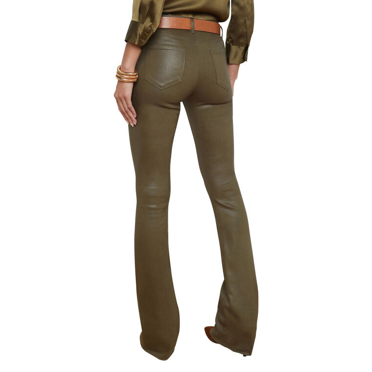 Ruth Coated Straight-Leg Jean image number null