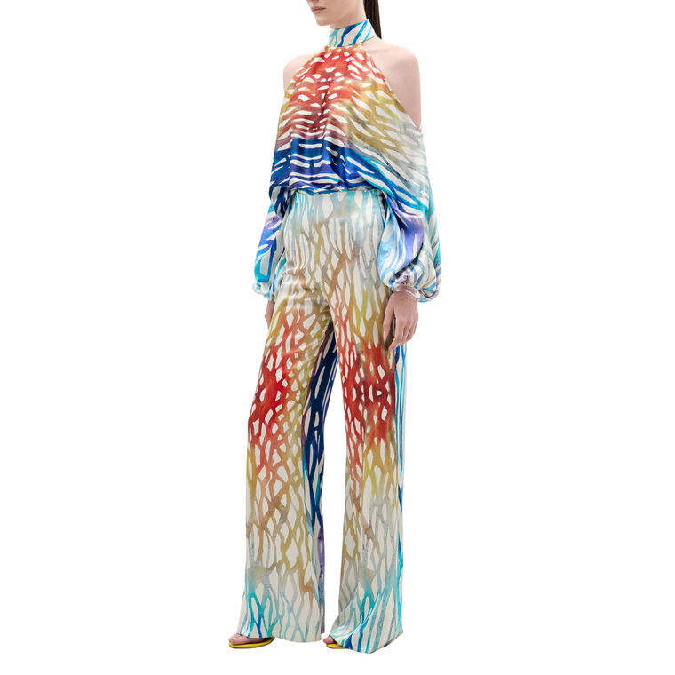 Andie High-Waisted Wide-Leg Pant image number null