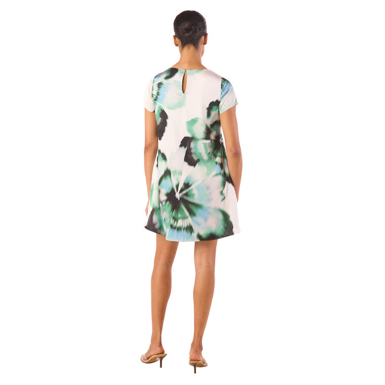 Atalia Short Sleeve Mini Shift Dress image number null