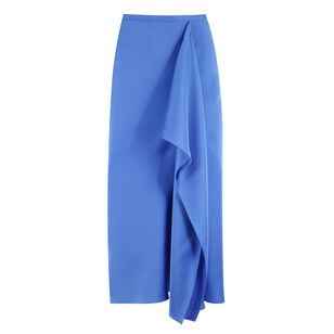 Sahel Satin Midi Skirt