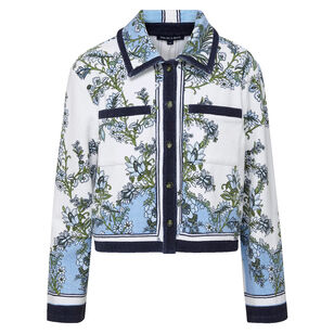 Novelle Long Sleeve Terry Button-Down Shirt