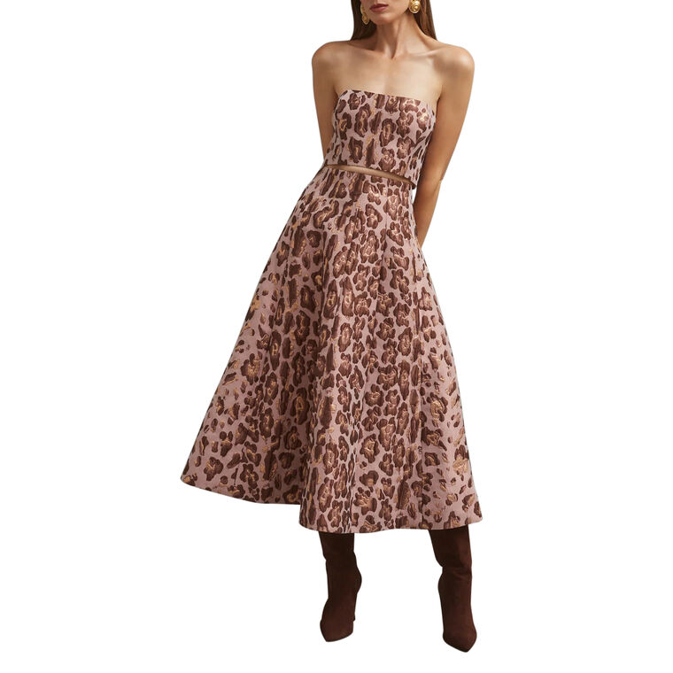 Mimosa A-Line Midi Skirt image number null
