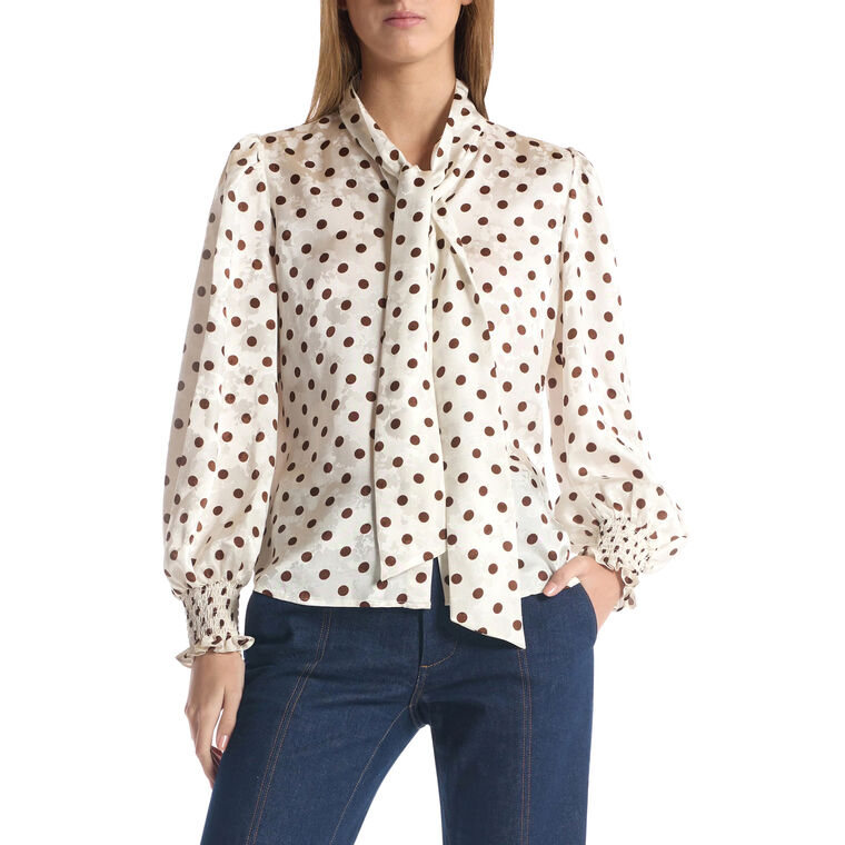 Sally Polka-Dot Blouse image number null
