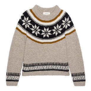 The Snowflake Fairisle Pullover Sweater