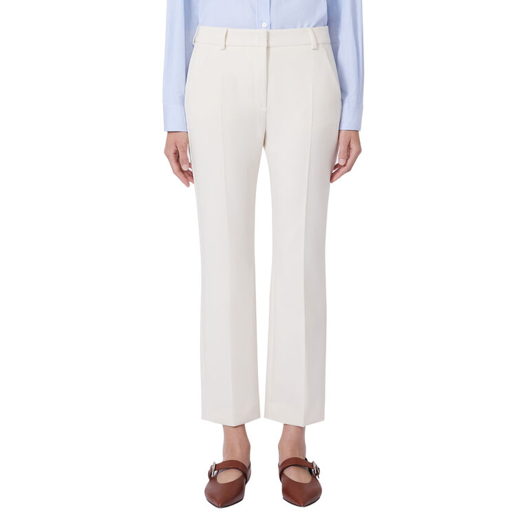 Drana Cropped Straight-Leg Trousers image number null