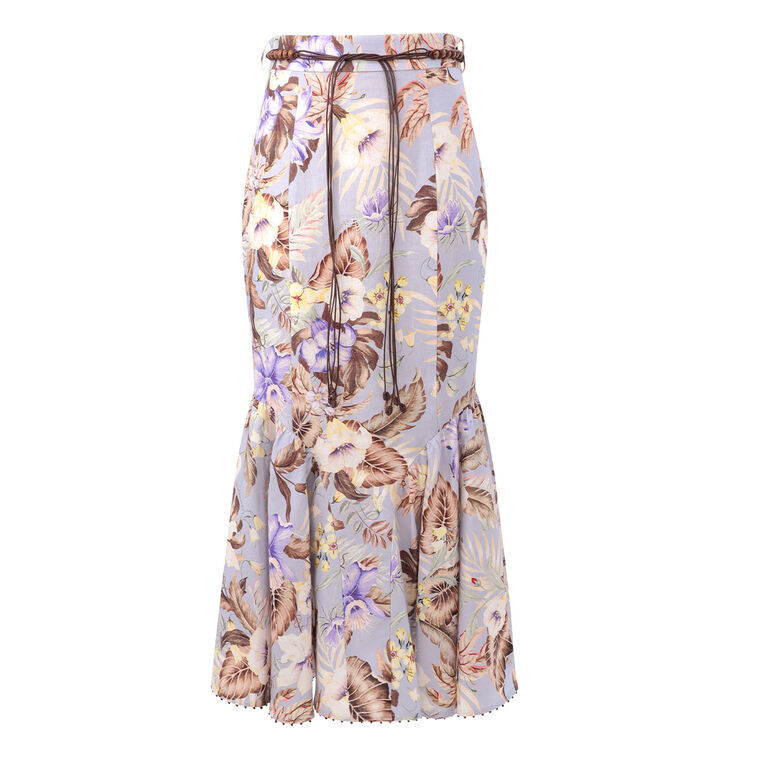 Coco Fit And Flare Midi Skirt image number null