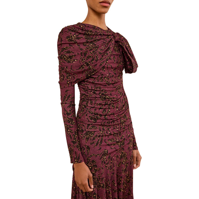 Neema Draped Jersey Top image number null