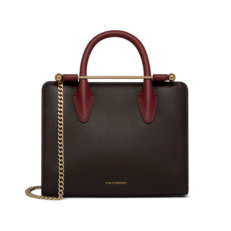 Mini Leather Tote Bag image number null