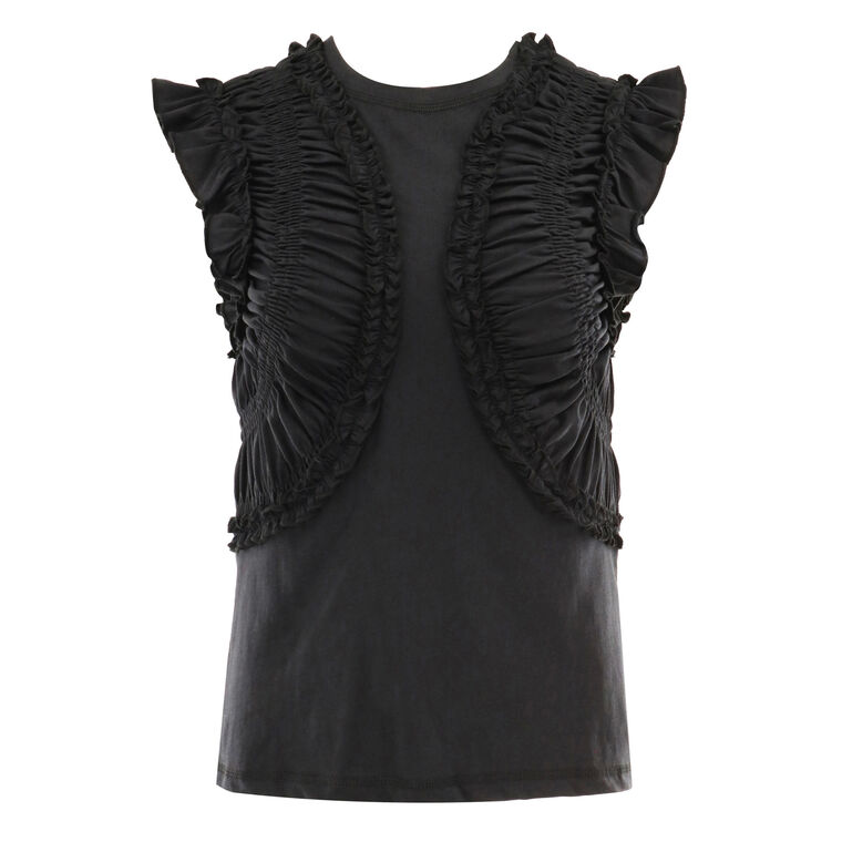 Val Sleeveless Ruffled Top image number null
