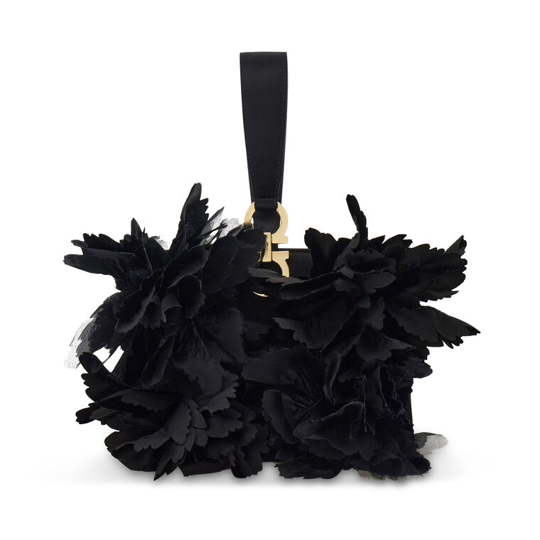Wristband Mini Clutch With Floral Detailing image number null