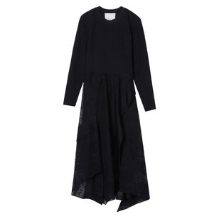 Long Sleeve T-Shirt Combo Dress