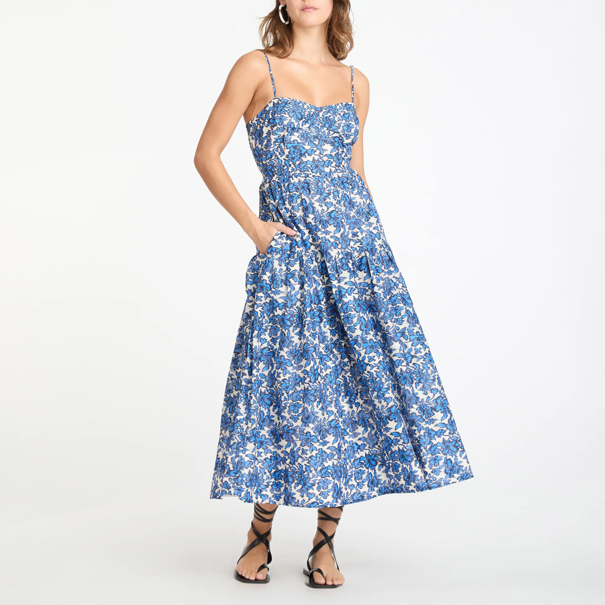 Verona Printed Midi Dress