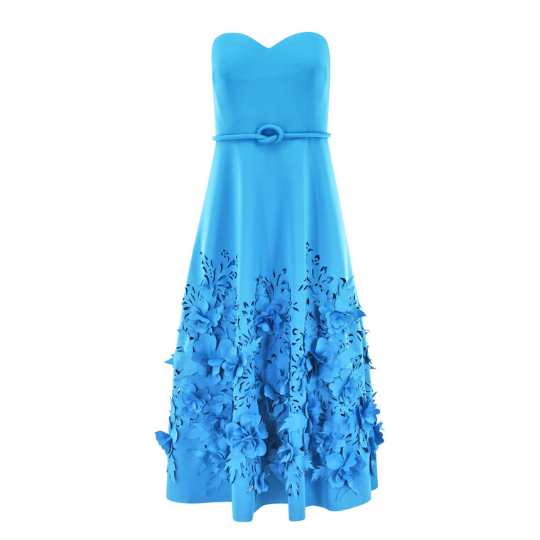 Strapless Cutout A-Line Dress image number null