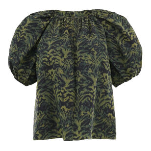 Talie Silk Short Sleeve Blouse