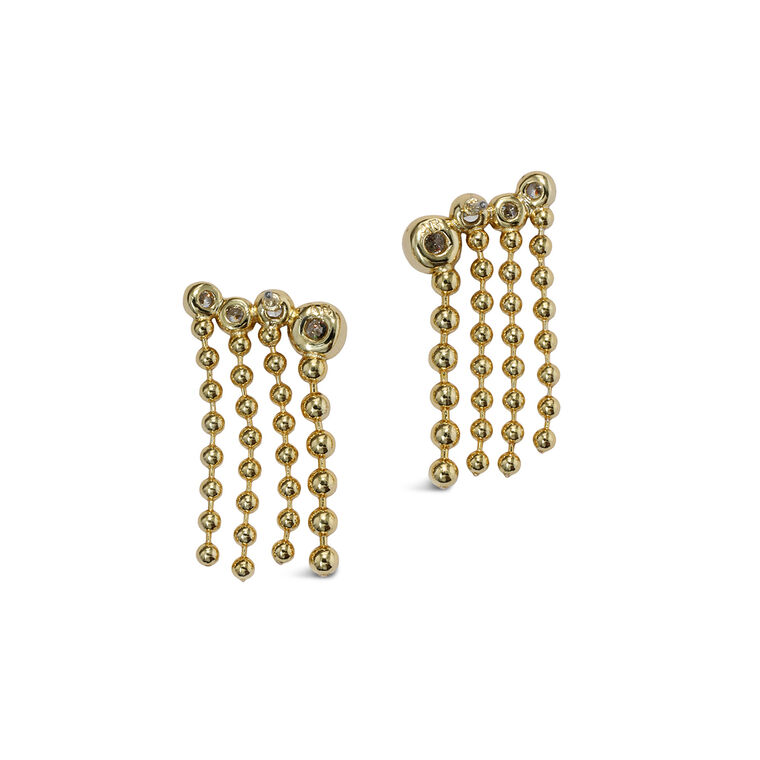 Asterales Bubble Fringe Ear Climber image number null