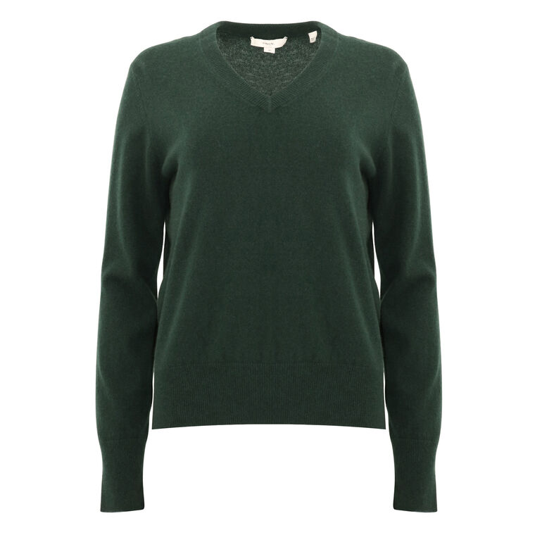 Cashmere Casual V-Neck Sweater image number null