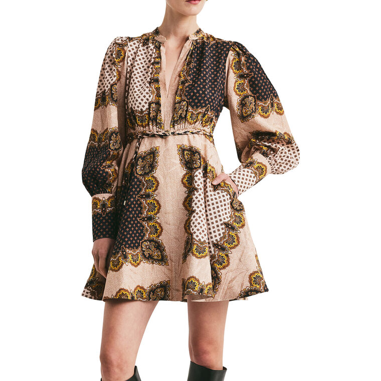 Jacquard Mini Dress image number null