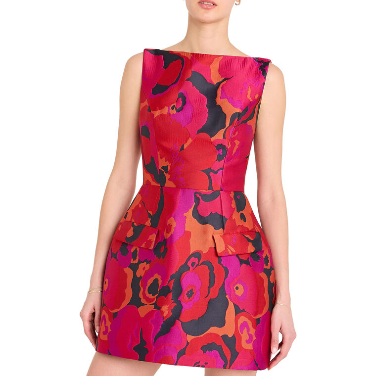 Banco Sleeveless Boatneck Mini Dress image number null